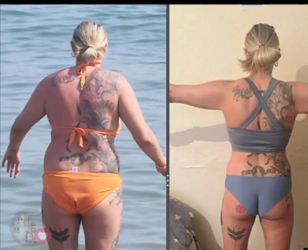 JohnoFitness client before and after back transformation shown side by side